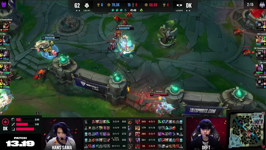 HLE翻盘BRO,Hanssama操刀奇招英雄翻盘四强赛2:1(首尔) HLE翻盘BRO,Hanssama操刀奇招英雄翻盘四强赛2:1(首尔)